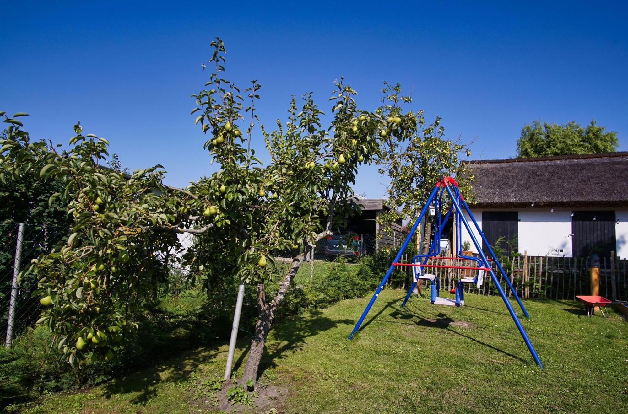Ferienhaus Büdnerstube FeWo 1 mit Gartennutzung in ruhiger Lage Middelhagen Exterior foto